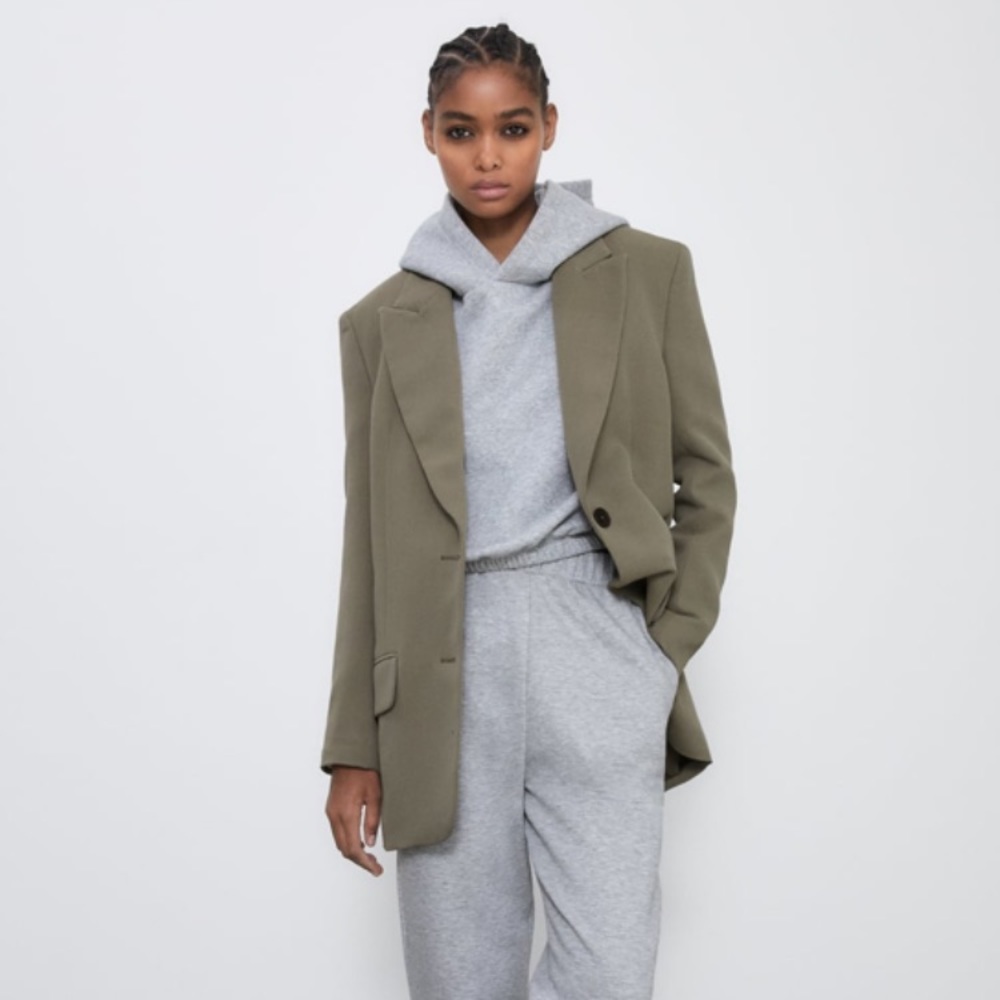 NWT ZARA BLOGGERS FAV OVERSIZED BLAZER